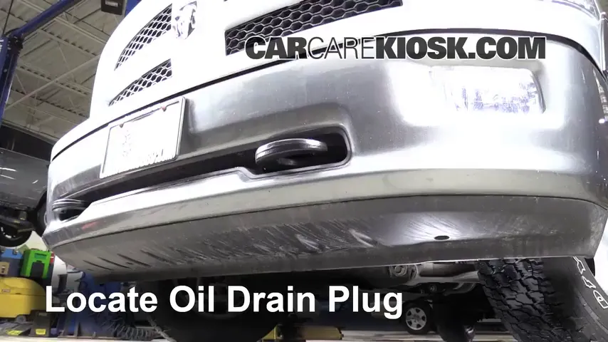 2012 Ram 1500 SLT 5.7L V8 Crew Cab Pickup Oil Change Oil and Oil Filter